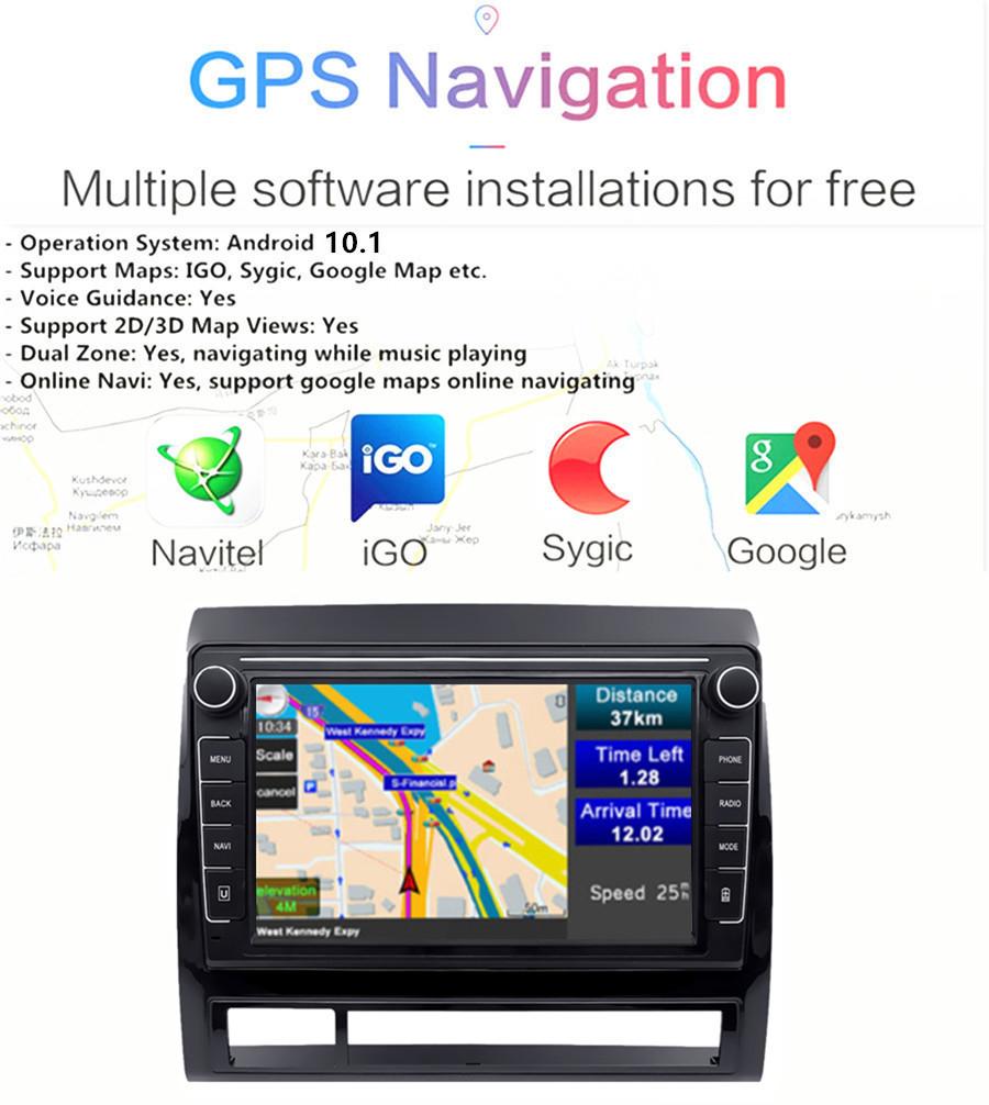 

Tacoma navigation all-in-one machine 05-13-8 inch knob model-high configuration