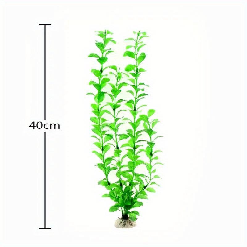 5pcs 40cm Artificial Plastic Underwater Plants Aquarium Fish Tank Decoration Water Grass Viewing Decorations.