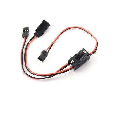 Rc Switch Receiver Battery On/Off With Jr Lead Connectors And Charge Lead