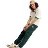 Li-Ning Weekend Youth Solid Color Casual Elastic Drawstring Cuffed Knit Sports Pants Men Bottoms Vintage-Green AYKU609-4