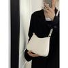 Modna skórzana torba na ramię pod pachami dla kobiet Tend Female Simple Commuter Crossbody Bags Lady Versatile Handbag and Portfeles