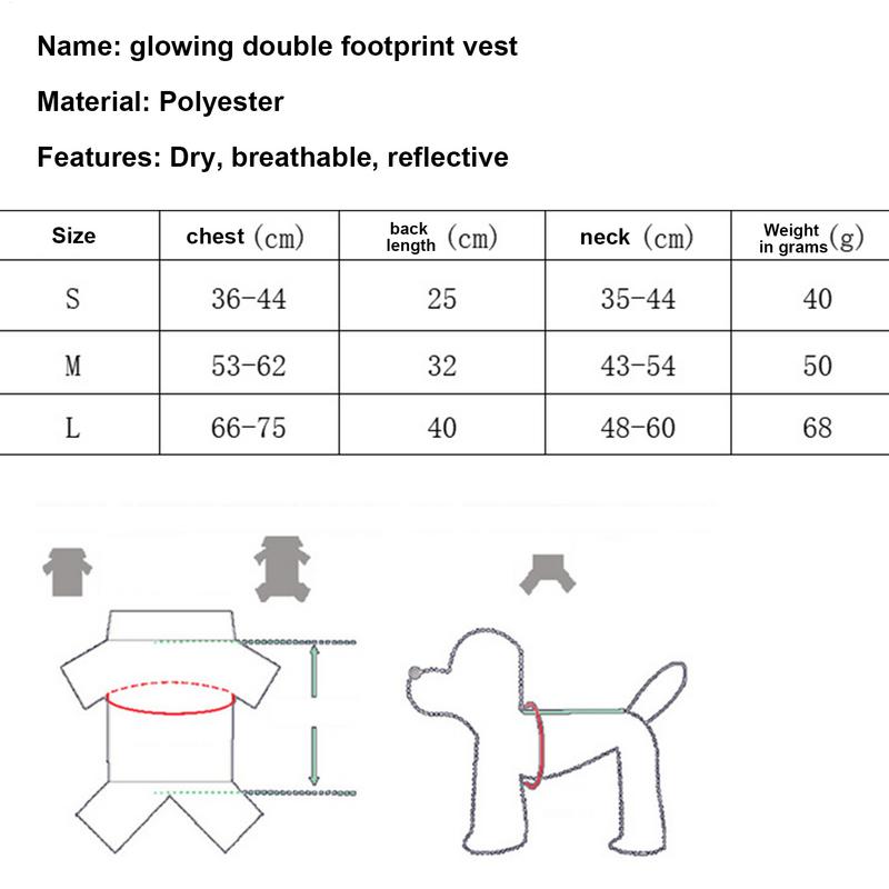 Reflective Dog Safety Vest with Harness High-Visibility Night Breathable Pet Jacket Puppy Walking Vest for Training Hiking