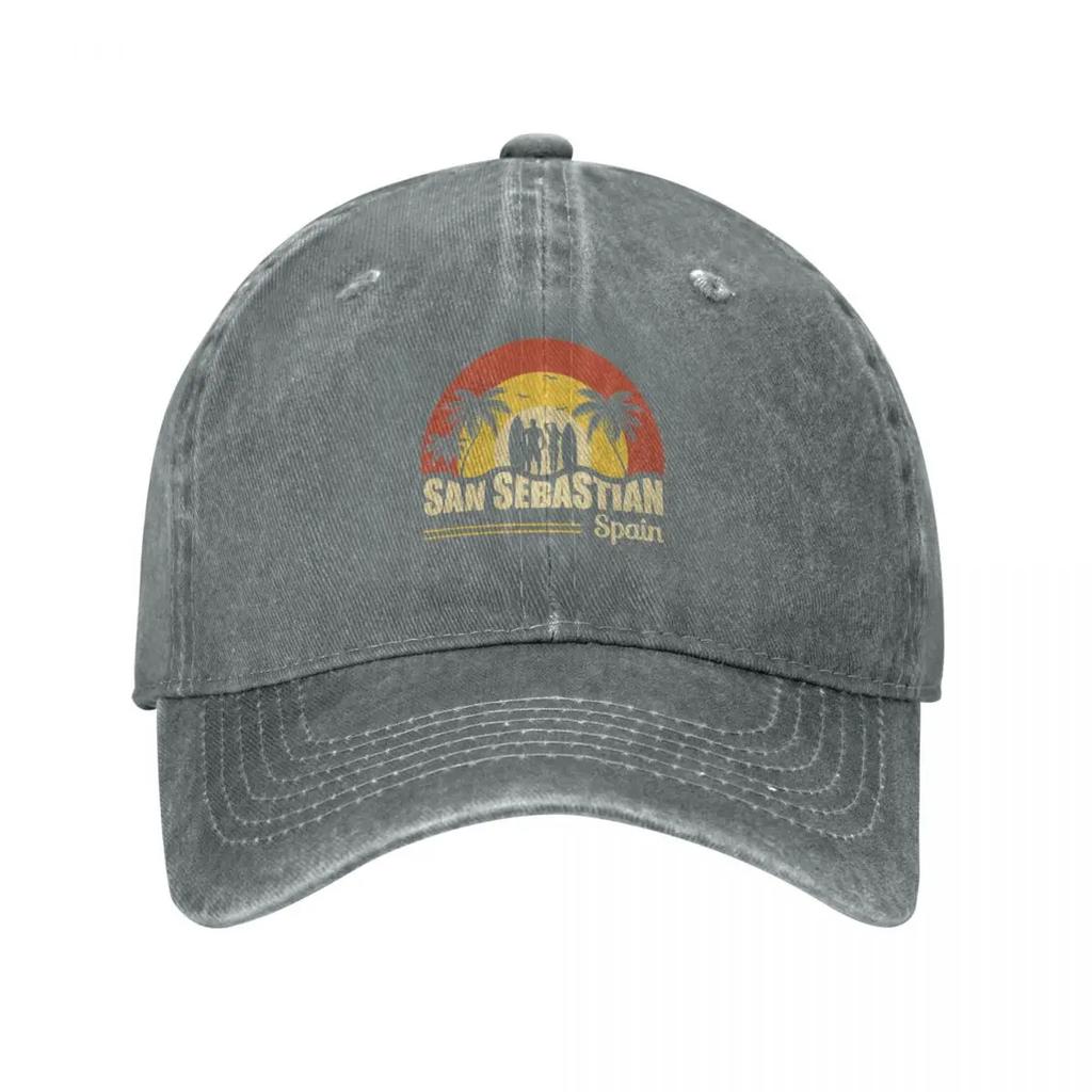 San Sebastian Spagna Popolare Posto Estivo per il Surf Cappellino da Baseball cappellino da papà Cappello di Marca di Lusso Marca di Lusso Donna Unisex
