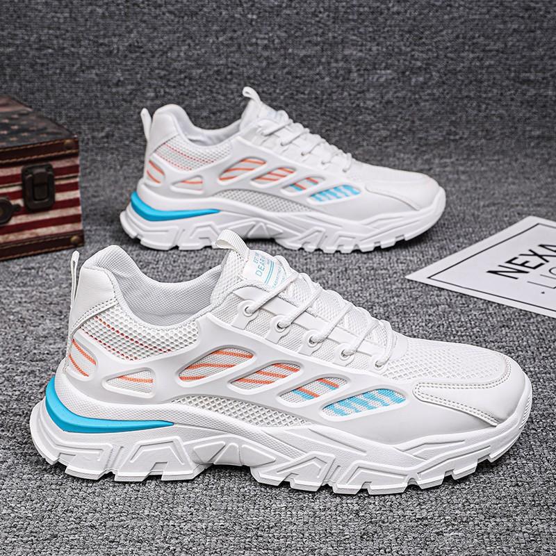 

Мужская обувь осень дышащая сетка спортивная досуг подростковая для увеличения роста папы модная обувь легкая дезодорирующая маленькая белая кроссовки 39 светло-синий