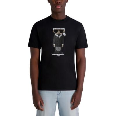 KARL LAGERFELD Men's Short Sleeve Crewneck Graphic Design T-Shirt(1)