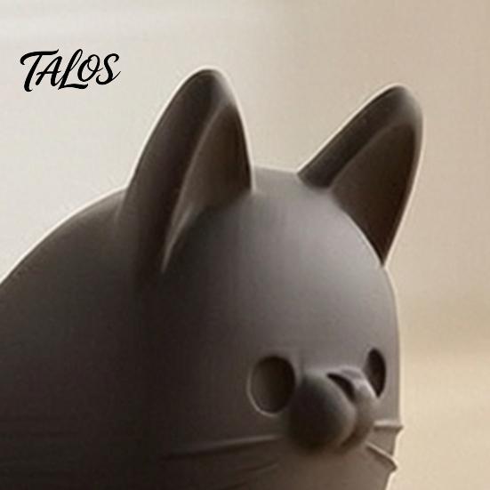 Cat Shaped Doorstop 3D Printed Lying Doorstop, Decorative Kitten Door Stopper Wedge, Floor Anti-slip Carpet for Home Living Room Bedroom