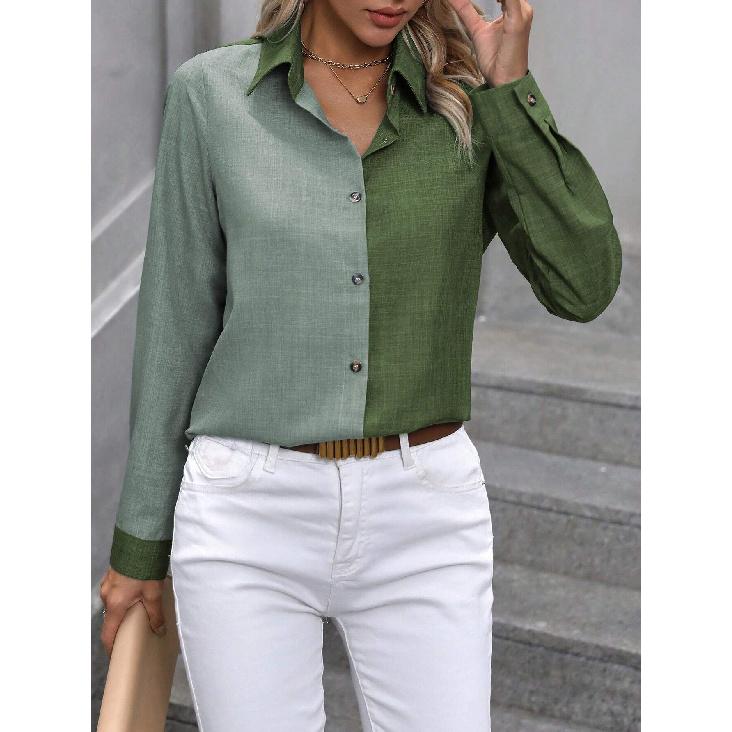 New Women'S Clothing Retro Casual Sexy Daily Fashion Temperament Commuting Business Shirt Long Sleeved Hoodie Top