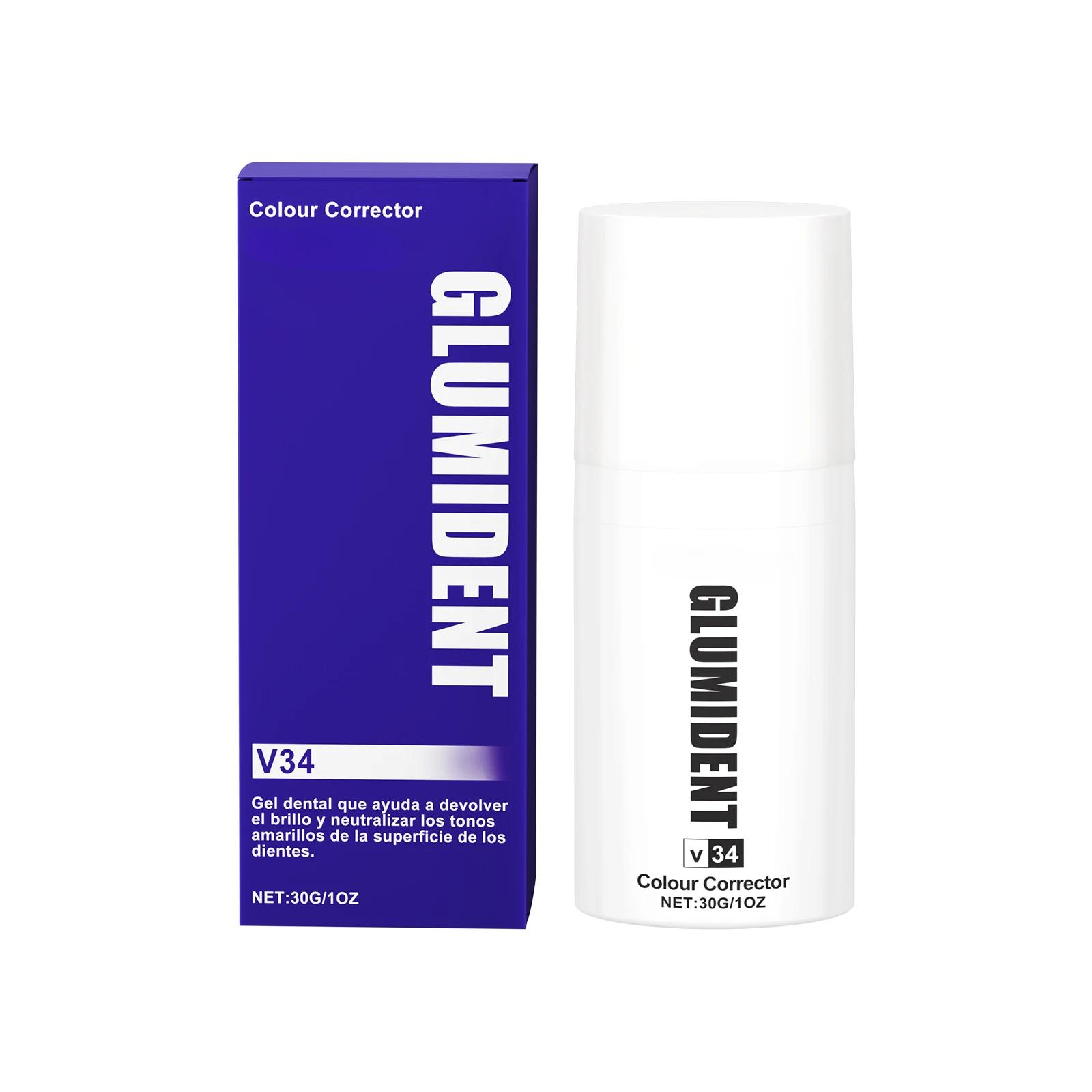 

Фиолетовая очищающая отбеливающая зубная паста Удаляет пятна Очистка зубов Освежающий Уход за полостью рта Улучшает запах Свежее дыхание 30г 1pc