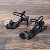 Fashion Summer Rhinestone Bowtie Kitten Heels Sandals Women Ladies Ankle Strap Sandals Open Toe Party Crystal Knot High Heels For Lady