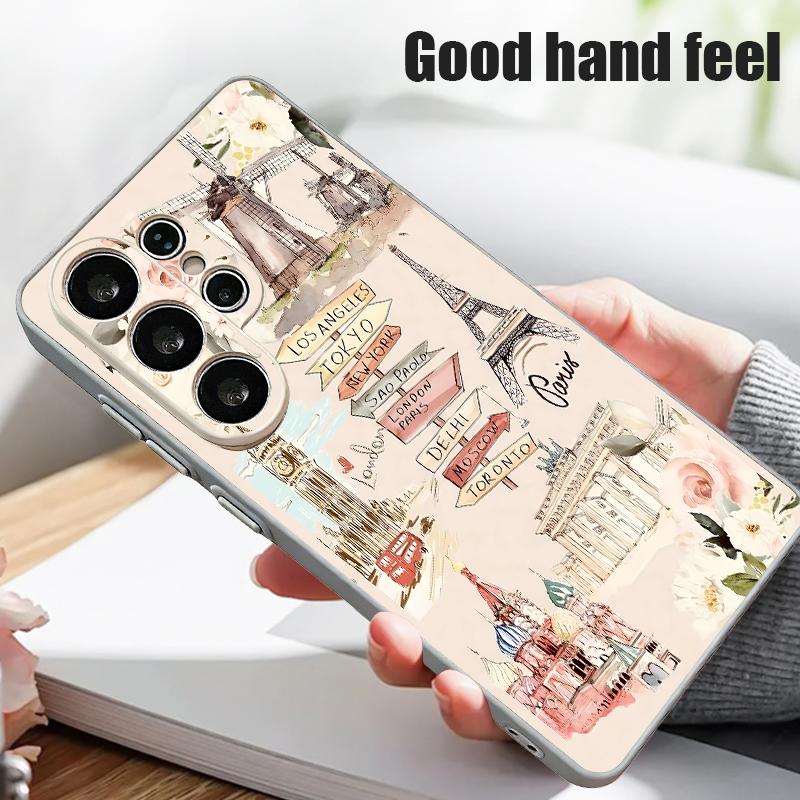 Fashion Collage Style Case For Samsung Galaxy S26 Ultra S25 Edge S24 Plus S23 FE S22 A17 A54 A55 A56 A57 5G Magnetic For Magsafe Matte Cover