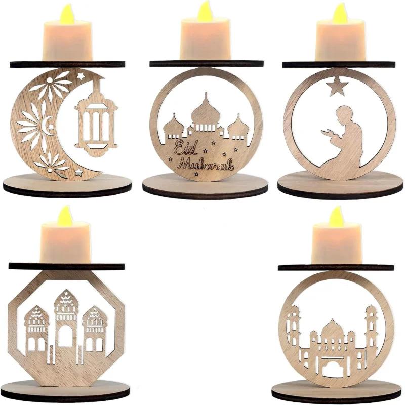 

Candle Holder,ithout candles,multiple patterns available, handmade wooden pendant,religious Islamic decoration, made of wood
