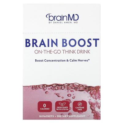 Brain Boost, Takeaway-dryck, Koffeinfri, 10-pack