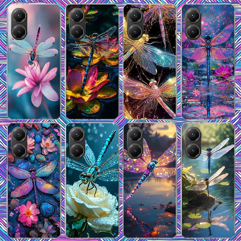Beautiful Dragonfly Enthusiasts Phone Case For Xiaomi Poco X7 X6 X5 Pro F7 Ultra Redmi 15C 15 13 13C 12 12C 10 10A 10C 9 9A 9C 9