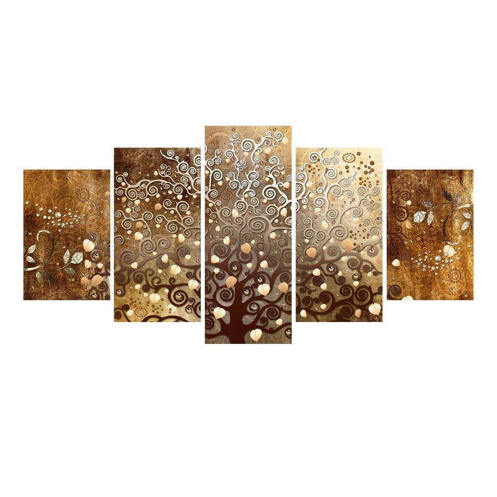 

Abstract Tree of Life 5 Pieces Posters Light Luxury Pictures Wall Art for Living Room Canvas Painting Modern Home Decor NO FRAME 20x35 20x45 20x55cm