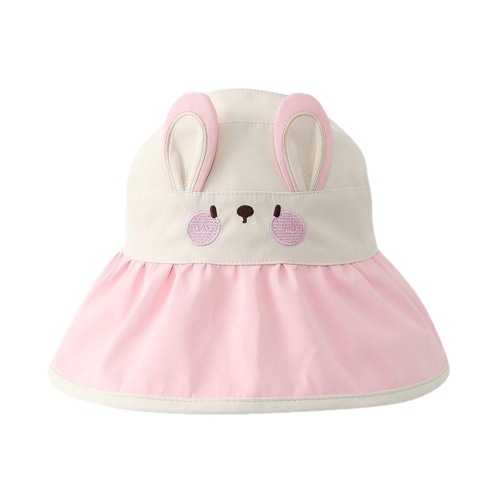 Adjustable Summer Beach Cap Big Brim Children Sun Hat Cute Kid Sun Protection Hat  Girl