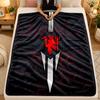 Flannel BlanketManchester United FC Warm Soft Throw Blanket for Indoor Sofa Bed Living Room Use