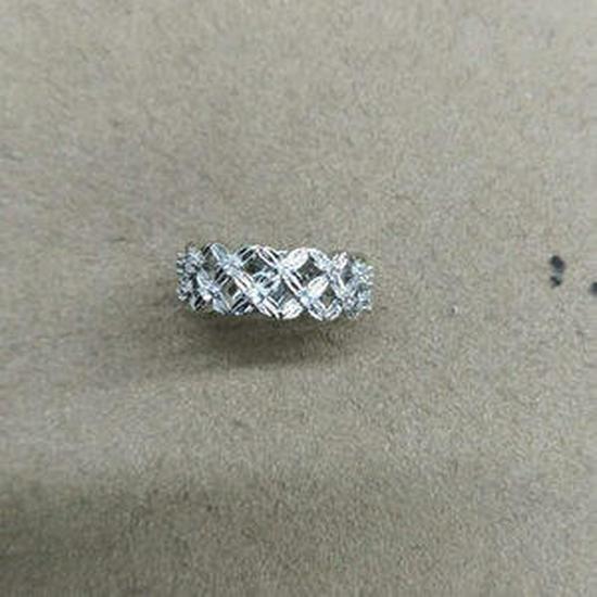 Элегантное ретро кружевное полое открытое кольцо для женщин - придворный стиль с уникальным дизайном