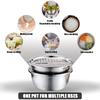 1-2Sets Space Saving Stainless Steel Grater and Colander Set Multi Function Vegetable Slicer Shredder for Kitchen Washing Bowl