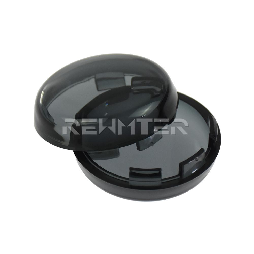 

2 шт. мотоциклетный передний задний указатель поворота индикаторная линза крышка для Harley Touring Sportster 883 1200 XL Softail Fatboy Dyna