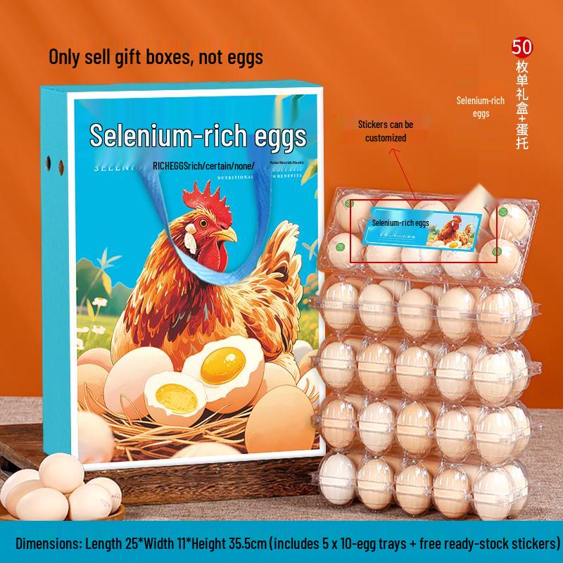 Eco-Friendly Custom Egg Gift Box - Holds 30/60 Eggs