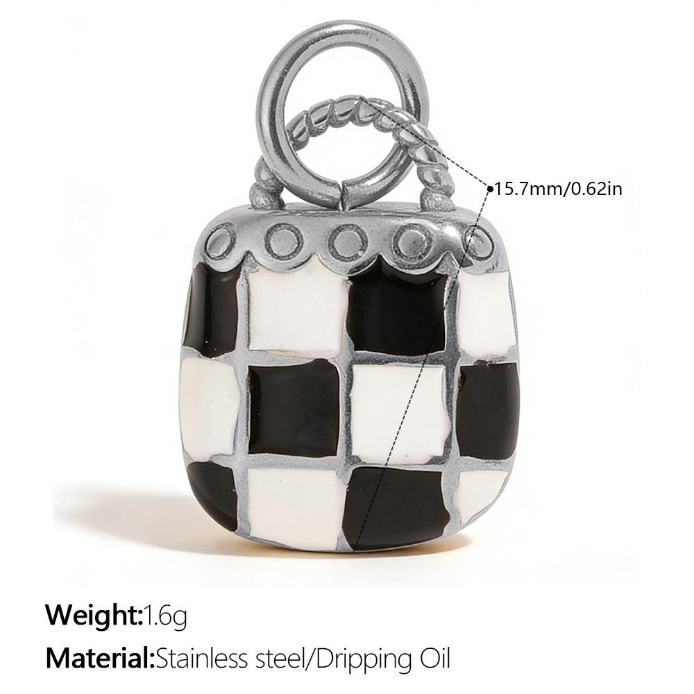 Yori 1Pc Exquisite Waterproof Castle Rocking Horse Shaped Pendant for Women Charms Golden DIY Accessories StainlessSteel Jewelry