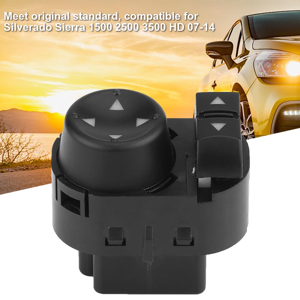 Power Rear View Mirror Remote Control Switch for Silverado Sierra 1500 2500 3500 HD 07 14