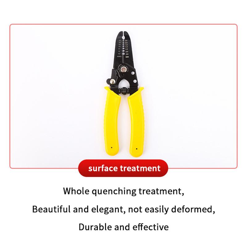 Multifunctional Wire Strippers 6 Inch Wire Cutters Cable Stripper Cable Wire Crimping Wire Stripper Pliers Tools