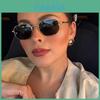 Hip Hop Geometric Sunglasses With Uv400 Protection For Outdoor Fashion Lovers