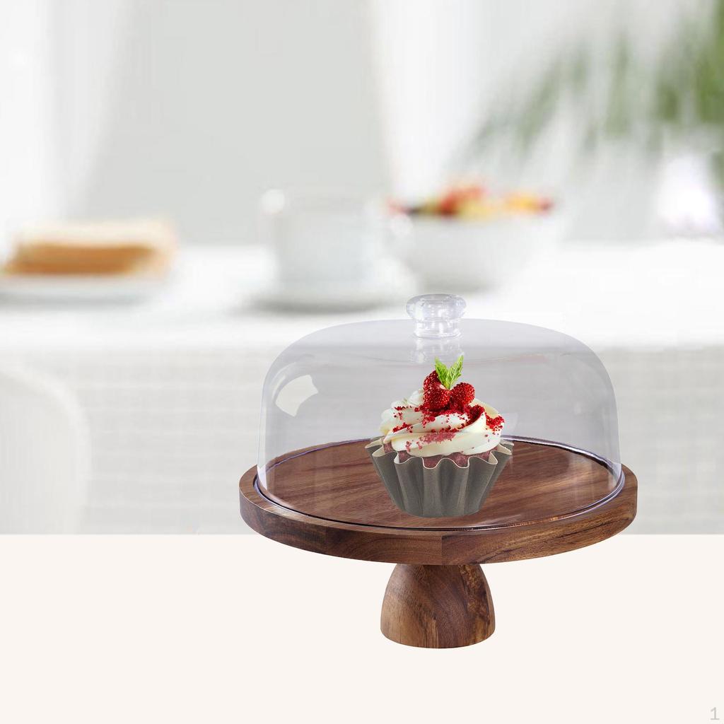 Kuchen Display Server Tablett Ständer Tragbare Vielseitig Dekorative Bruchsicher Runde Container