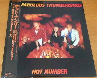LP Record FABULOUS THUNDERBIRDS  Hot Number 28AP3363 CBS SONY 1987 Japan Rock Used