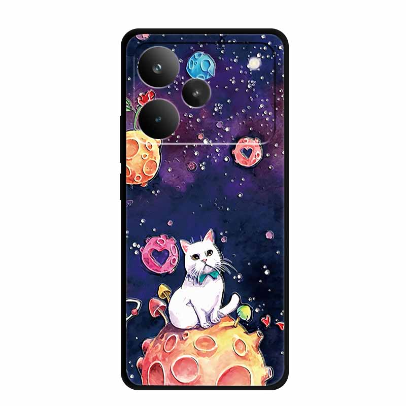 3D Hoesje Voor Realme P4 Pro 5G Telefoonhoesje P4Pro Coque Reliëf Bloemen Siliconen Zachte Achterkant Voor Realme P4 Pro Hoesje P 4 Pro