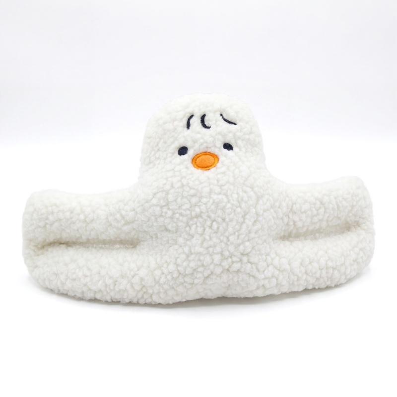 Cute Animal Plush Door Stopper Clip Set Of 3 Soft Fleece Anti-Pinch Decorative Bedroom Door Holders Cat Duck Shaped
