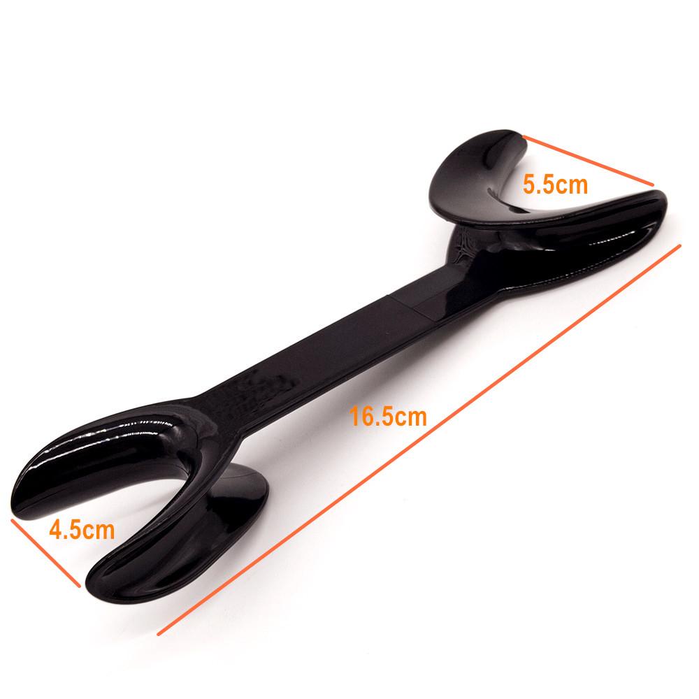 

Стоматологический ортодонтический ретрактор для губ, ретрактор для щеки, открывалка для рта, черные пластиковые материалы, двойные головки, концы, отбеливание зубов 5 pieces Large