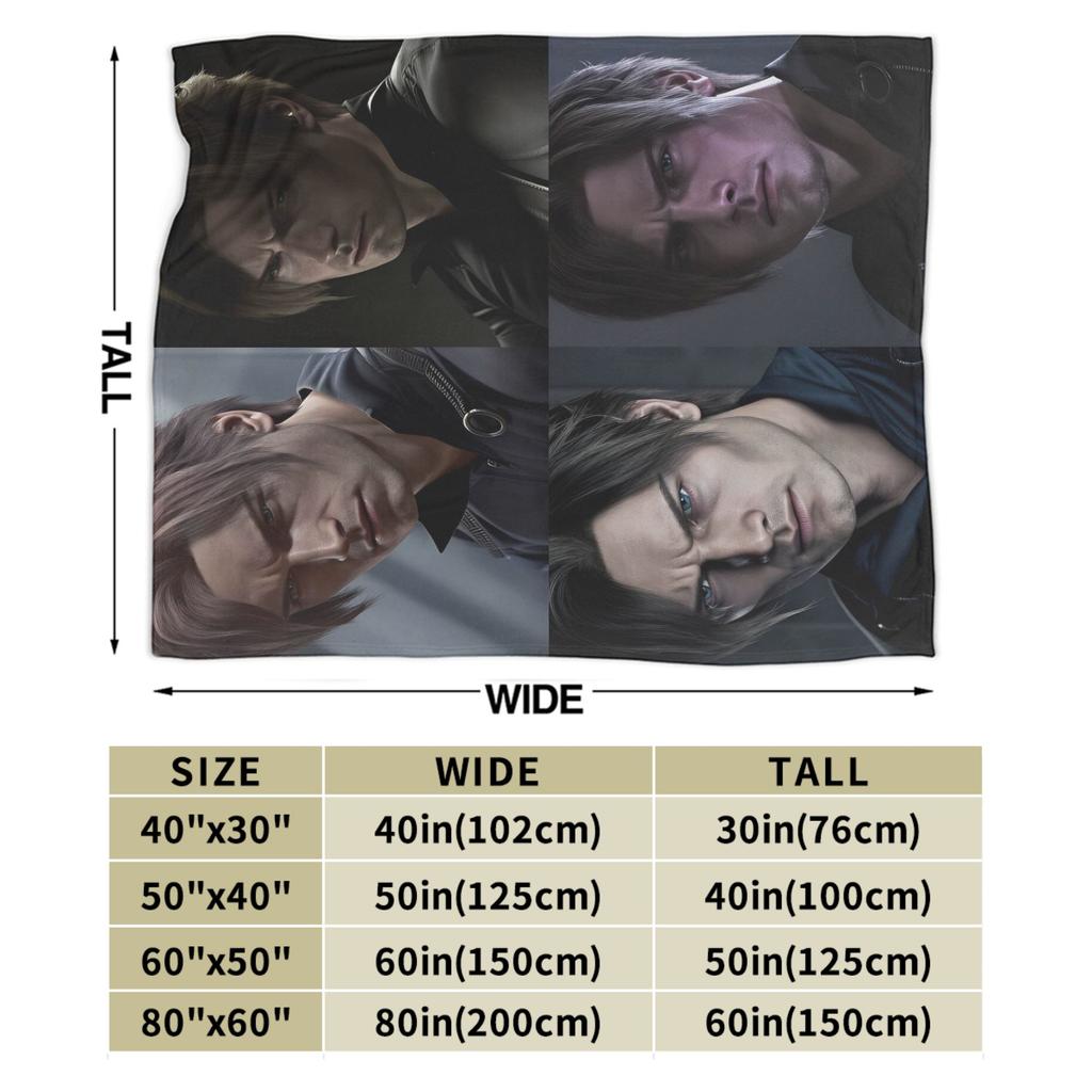 Leon Kennedy Blanket Adults  Flannel Throw Blanket For Sofa Home Comfortable Design Quality Bedspread Gift