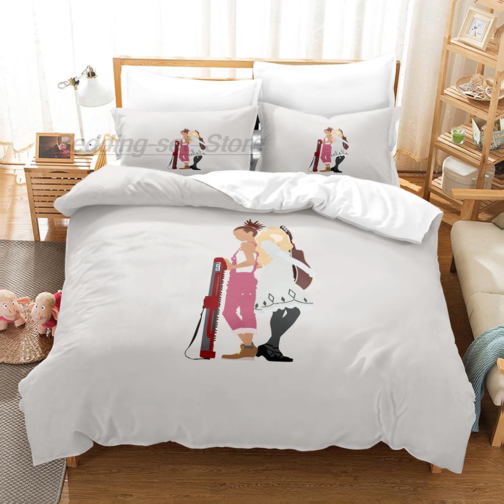 

New Carole Tuesday Bedding Set Single Twin Full Queen King Size Bed Set Aldult Kid Bedroom Duvetcover Sets Anime Bed Sheet Set EU single(135x200cm)