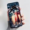 Phone Case For ZTE Blade V70 Max/Nubia V70 Max Soft Silicone Black Case Bright Pattern Volcano Moonlight Shockproof Shell