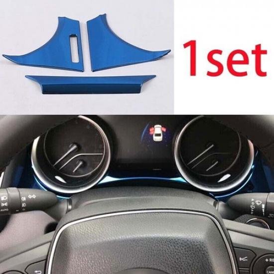 3pc Steel Blue Dash trument Speedometer Sticker For Toyota Camry 2018-