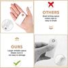 100 Pack Blank Tags with Elastic String Marking Hang Tags Attached Reinforced Hole Writable Blank Tags 2.75x1.37Inch