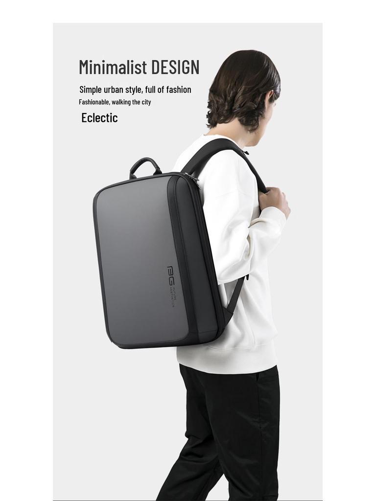 BANGE Men's Large-Capacity Laptop Backpack – Casual Business & Student Use