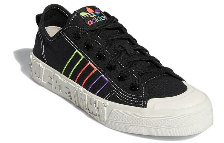 Men's Sneakers Adidas Nizza Lo Pride (2022) Core Black/Core Black/Off White
