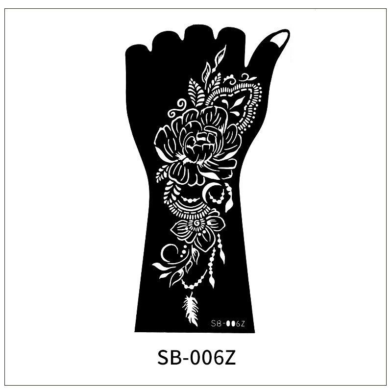 Beauty Sticker Indian Hollow Tattoo Sticker Juice Inkjet Template Diy Hand-Painted Tattoo Sticker