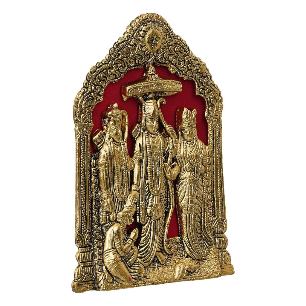 Metal Lord Ram Ji/Ram Darbar Idol Statue Murti for Home and Office Decor (Lord Ram) Ramdarbar Showpiece (9" Inches)