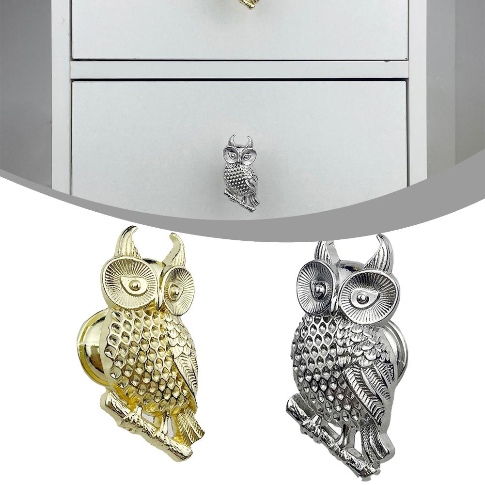 Creative Handle 5.2*2.2*3cm Single Hole Owl Handle Favorable Prices High Quality Not Easy To Oxidize Practical To Use