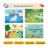Quiet Tear-Resistant Cloth Baby Book with Velcro - Early Education Toy