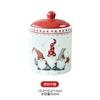Nordischer Weihnachtsmann Keramik Geschirr und Tafelgeschirr Relief Reis Salatschüssel Westlicher Stil Flacher Teller Tasse Teekanne