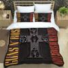 Rock Band Guns N Roses Luxury Bedding Set Duvet Cover Comforter Exquisite Bed Supplies Birthday Gift