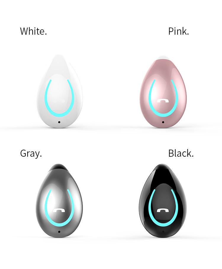 YX08 Bluetooth Clip-on Single Ear Sports Headset with External Sound