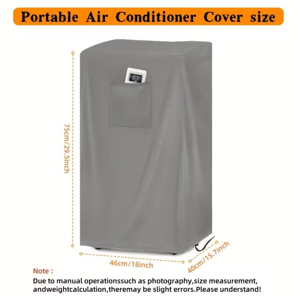 Waterproof AC Unit Cover Oxford Cloth Air Conditioning Cover Protection Cover  Portable Use