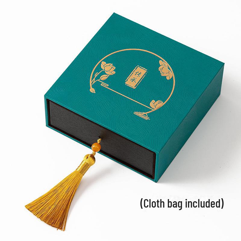 

«Древняя шкатулка для украшений с узором Жуи для браслетов с бусинами Вэньвань и Будды»