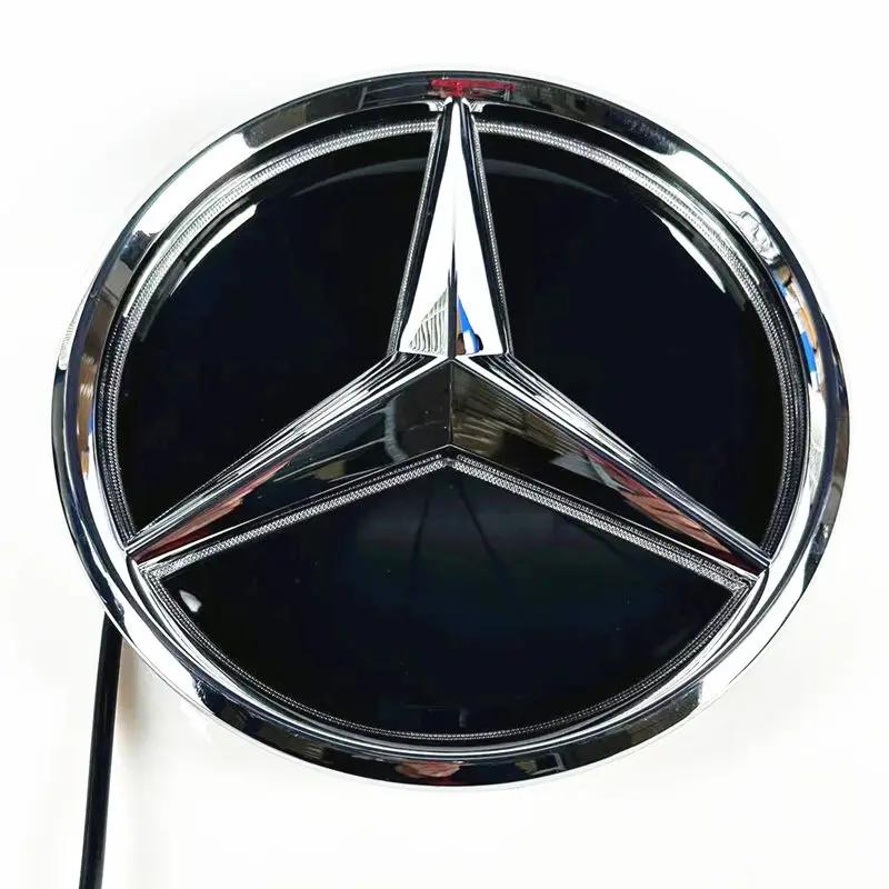 

for Mercedes benz W204 W205 W213 W177 W176 W218 W253 GLE GLC GLS W206 VITO W447Luminous Grill Badge 3D Convex star Front Embelm GLE-167 2020-2022 срібний